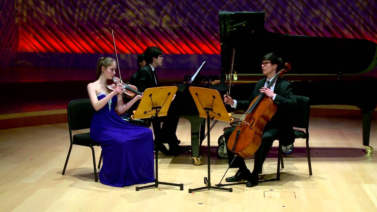 Music | Trio for Violin, Cello and Piano, Op.90 (1891) by Dvorák | 2016 National YoungArts Week