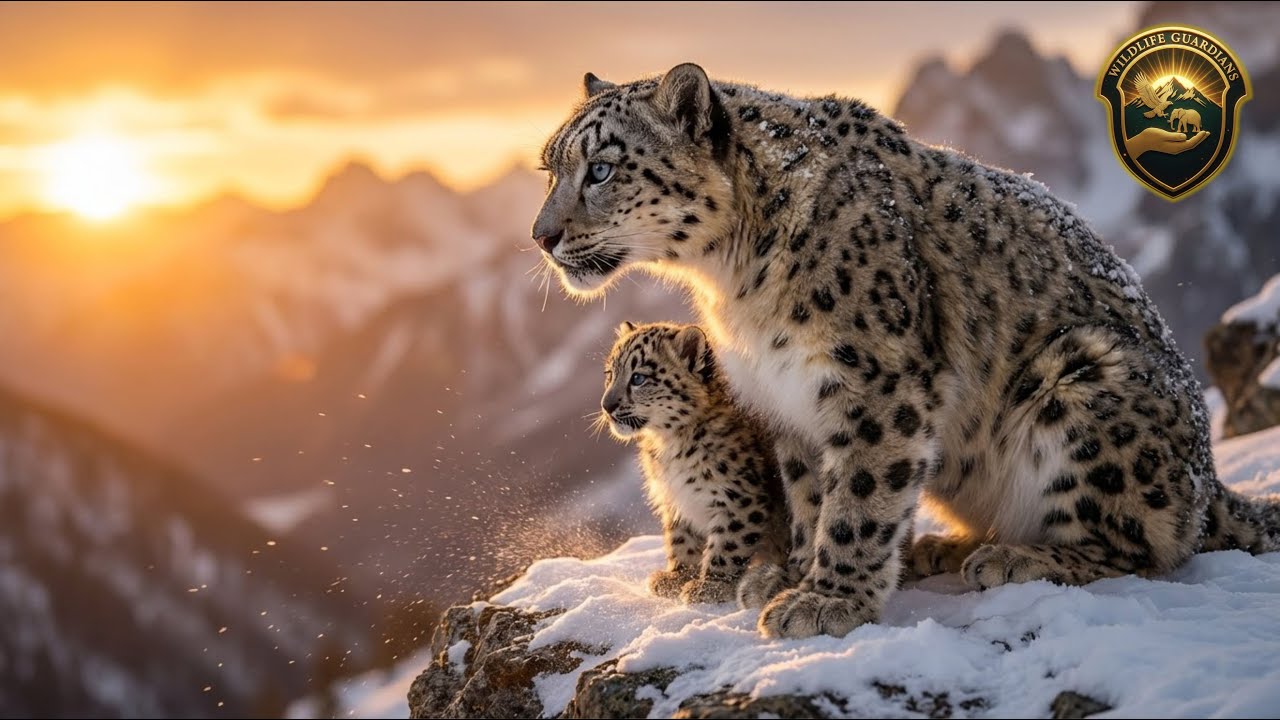 Critically Injured Snow Leopard Mother Trapped: Rescue in Extreme Conditions