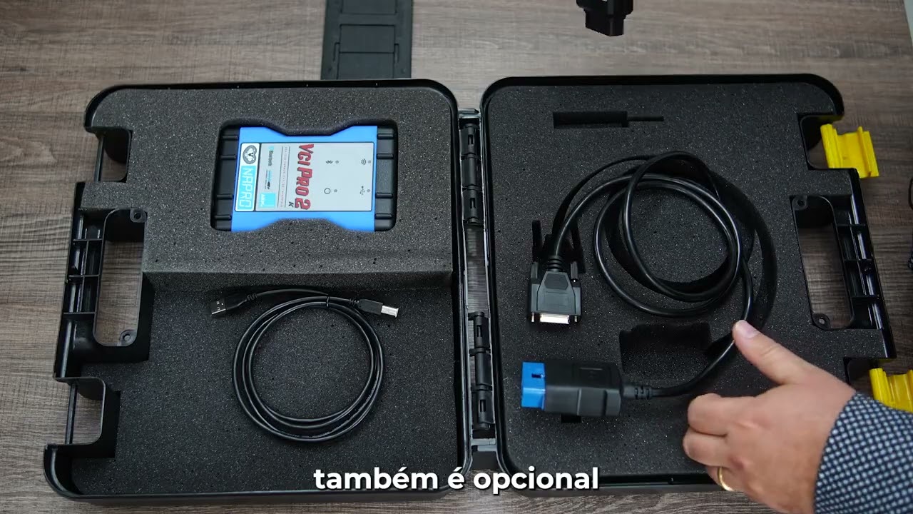 Unboxing - Desembalando o PC SCAN300 K com interface VCI PRO 2K