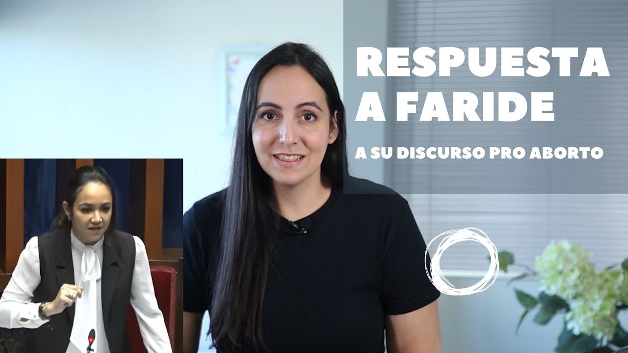 Respondo a Faride Raful por su discurso Pro-Ab*rto