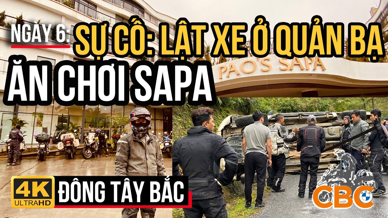 🏍SỰ CỐ LẬT XE Ở QUẢN BẠ, LÊN SAPA ĂN LẨU, MASSAGE CHÂN, Ở KHÁCH SẠN 5 SAO | ĐÔNG TÂY BẮC 2020 NGÀY 6