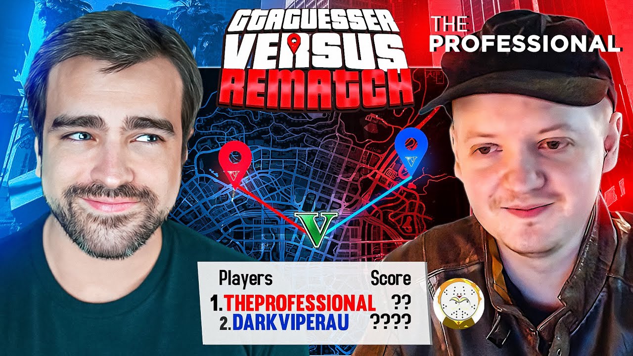 Showdown with GTAGuessr's Champion: Rematch Against TheProfessional! - GTAGuessr Versus