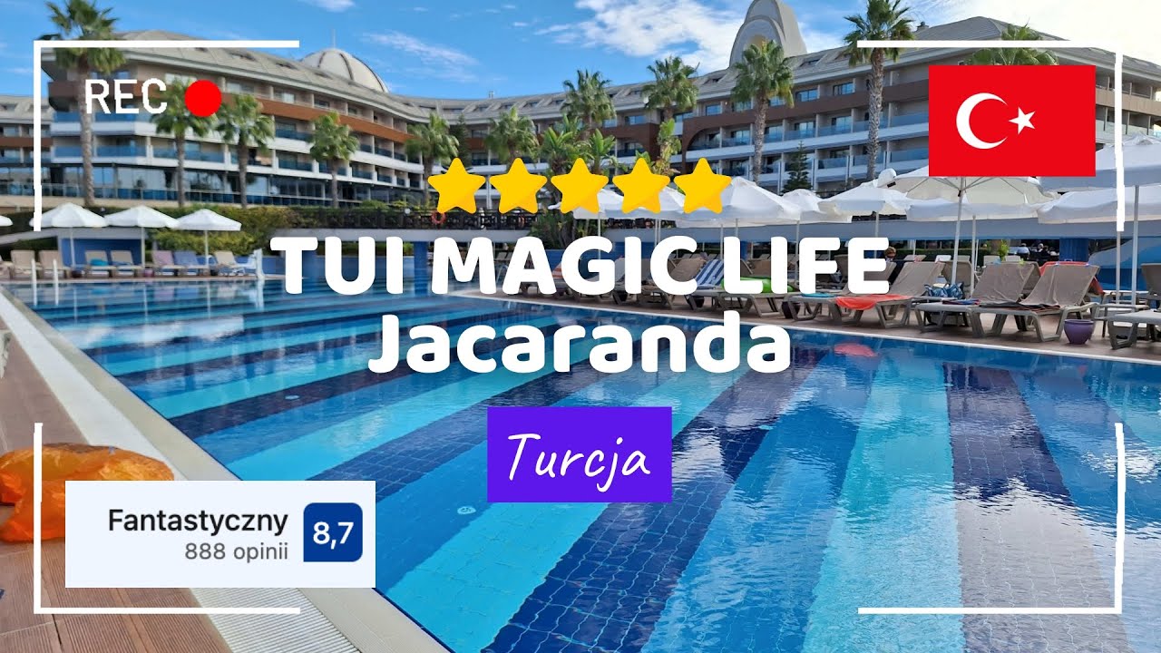 🇹🇷 TUI MAGIC LIFE Jacaranda 5* Riwiera Turecka, Turcja 🌴🏖 Wakacje w Turcji, Hotel Tour 