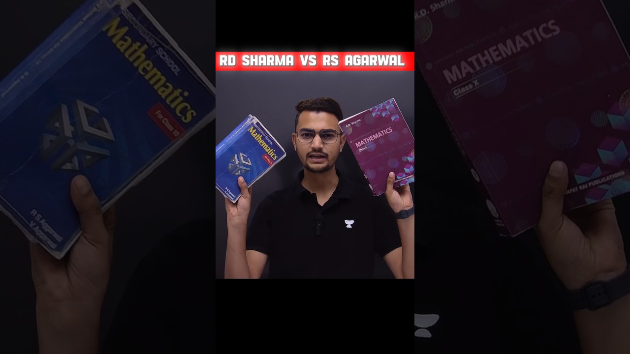 Rd Sharma 🤡 vs Rs Aggarwal 🗿 #shorts