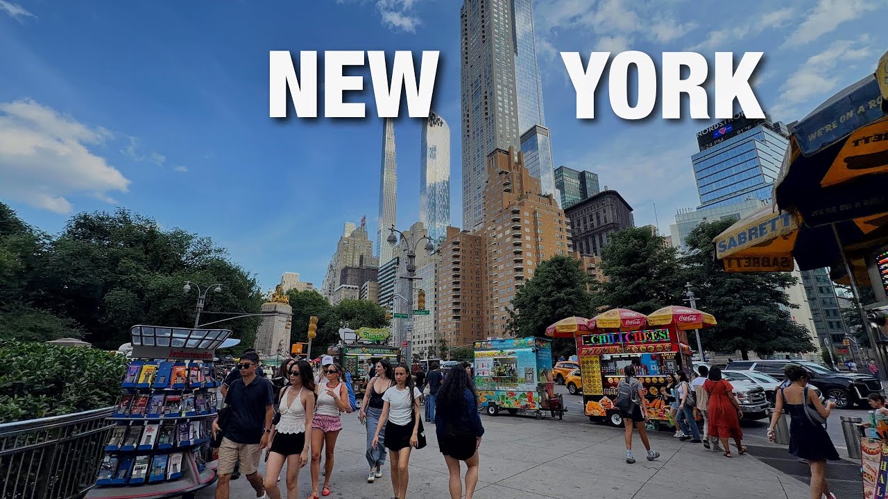 New York City LIVE Manhattan from Sunny 90F\30C to Heavy Thunderstorms NYC Rain walk(June 6, 2026)
