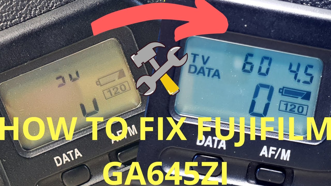 How To FIX Fujifilm GA645Zi LCD Display problem