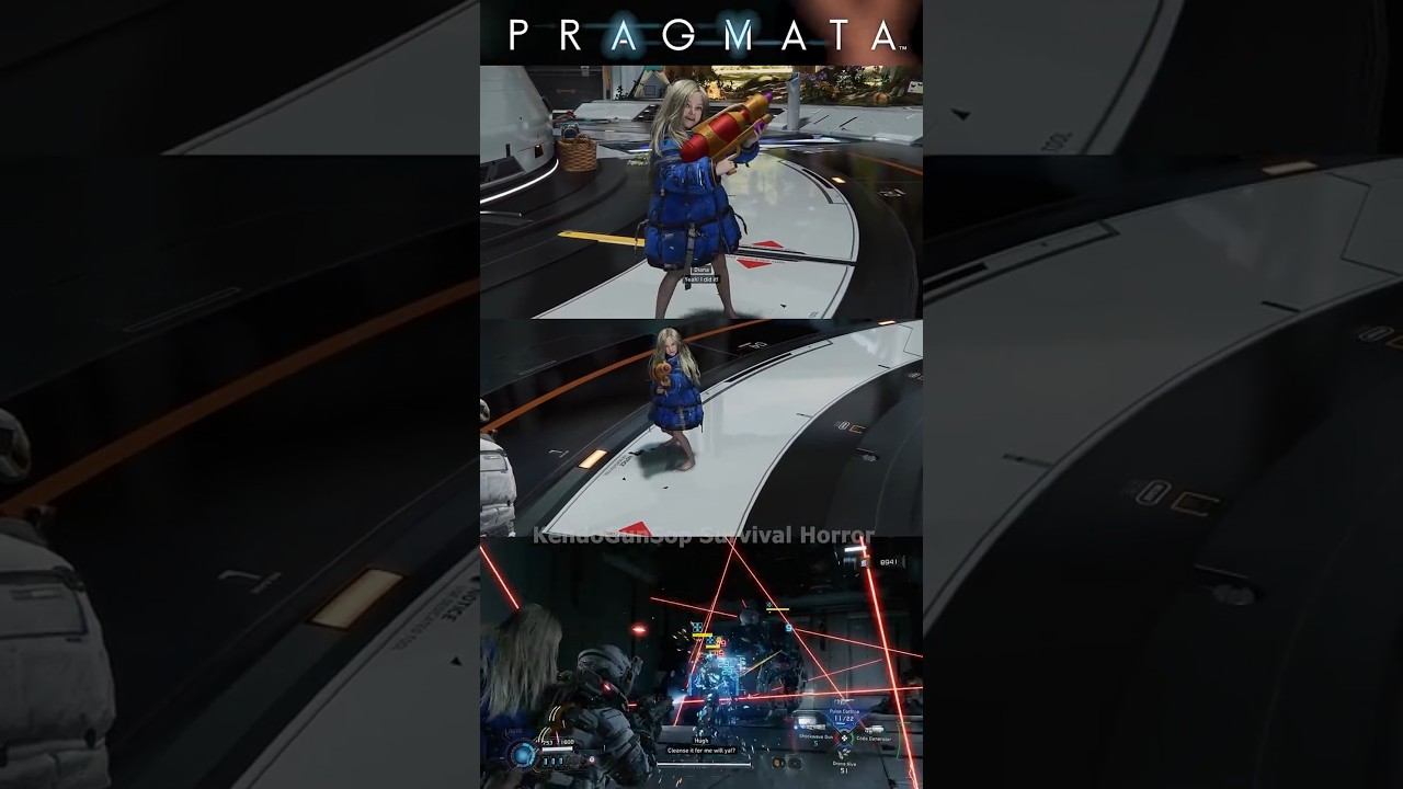 Diana Impersonates Hugh - PRAGMATA REM Water Gun Gameplay #Pragmata #Capcom #PRAGMATAMoonBytes