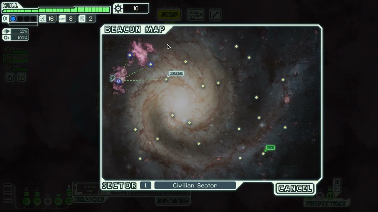 FTL: Kestrel Normal double Burst Laser Mk.2+one BL Mk.1, Defense Drone Mk.1