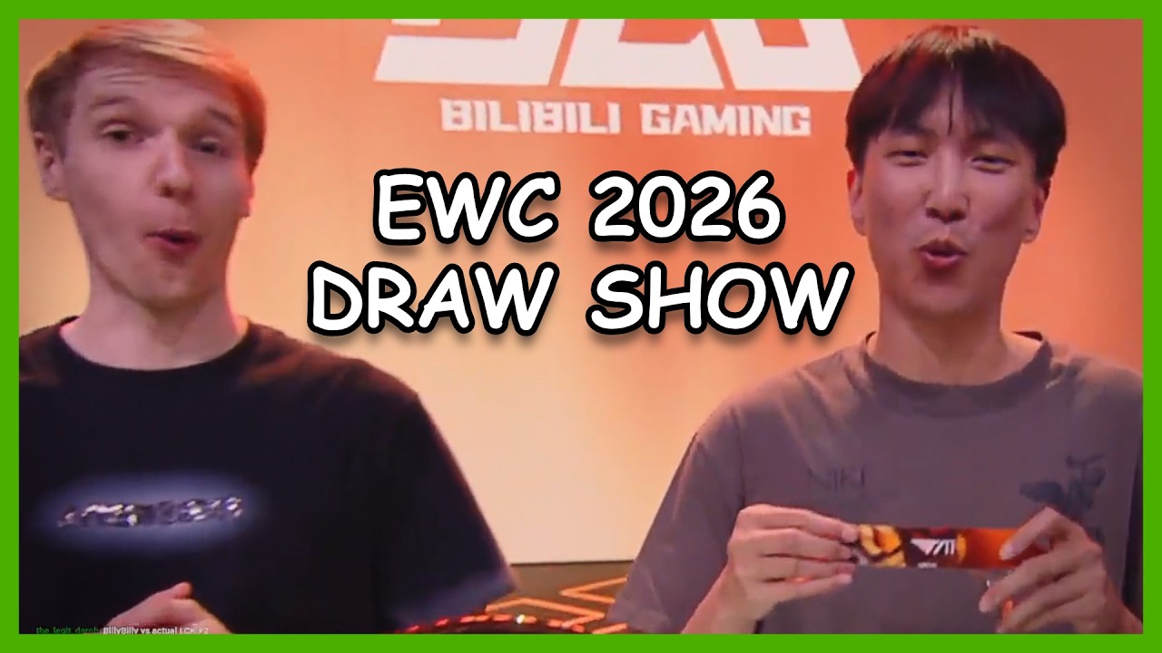 These Games Are Actually Hype! | EWC 2026 Playoffs Draw Show