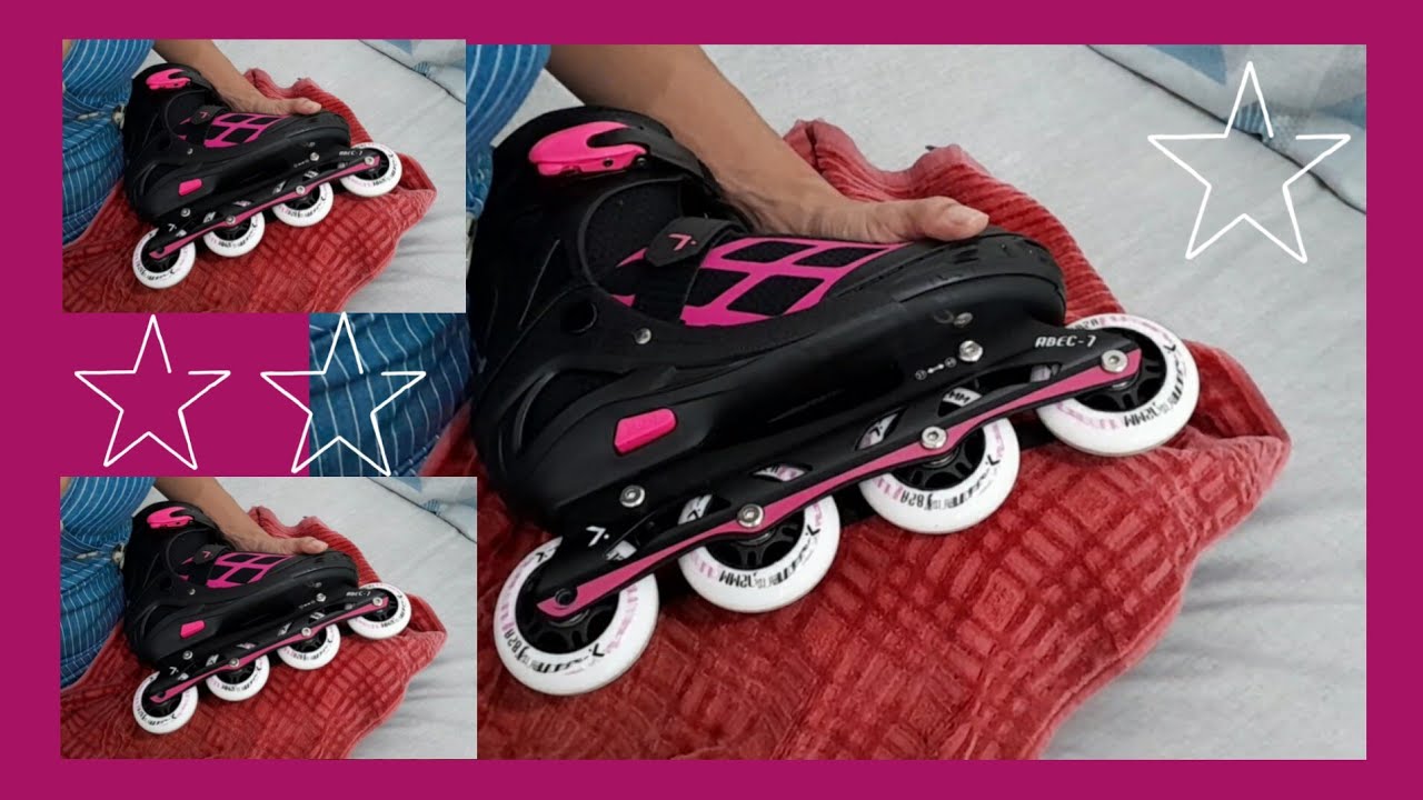 🛼 COMO TIRAR O FREIO DO PATINS ? Patins Oxer Pixel First Wheels - IN LINE