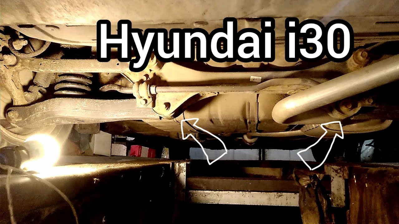 Hyundai i30 замена сайлентблоков задней подвески