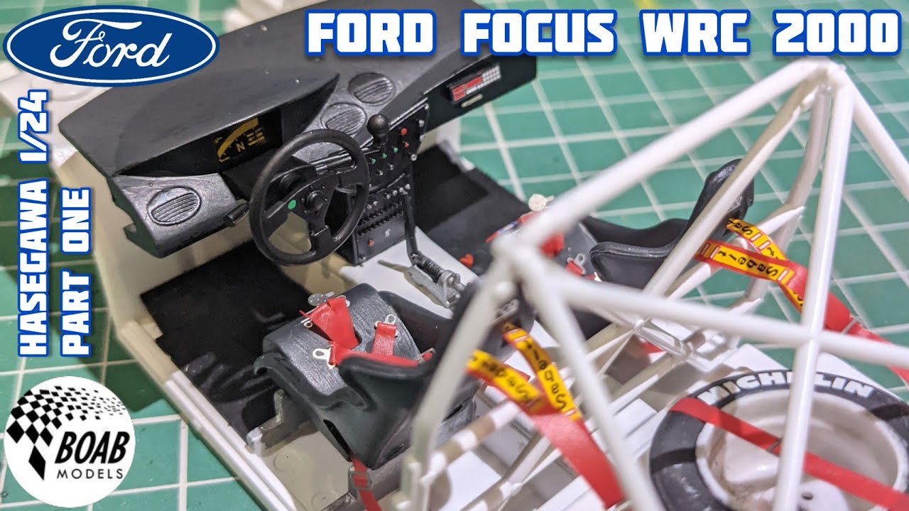 Ford Focus WRC 2000 - Part 1 - How to build Colin McRae's rally car - Hasegawa 1/24