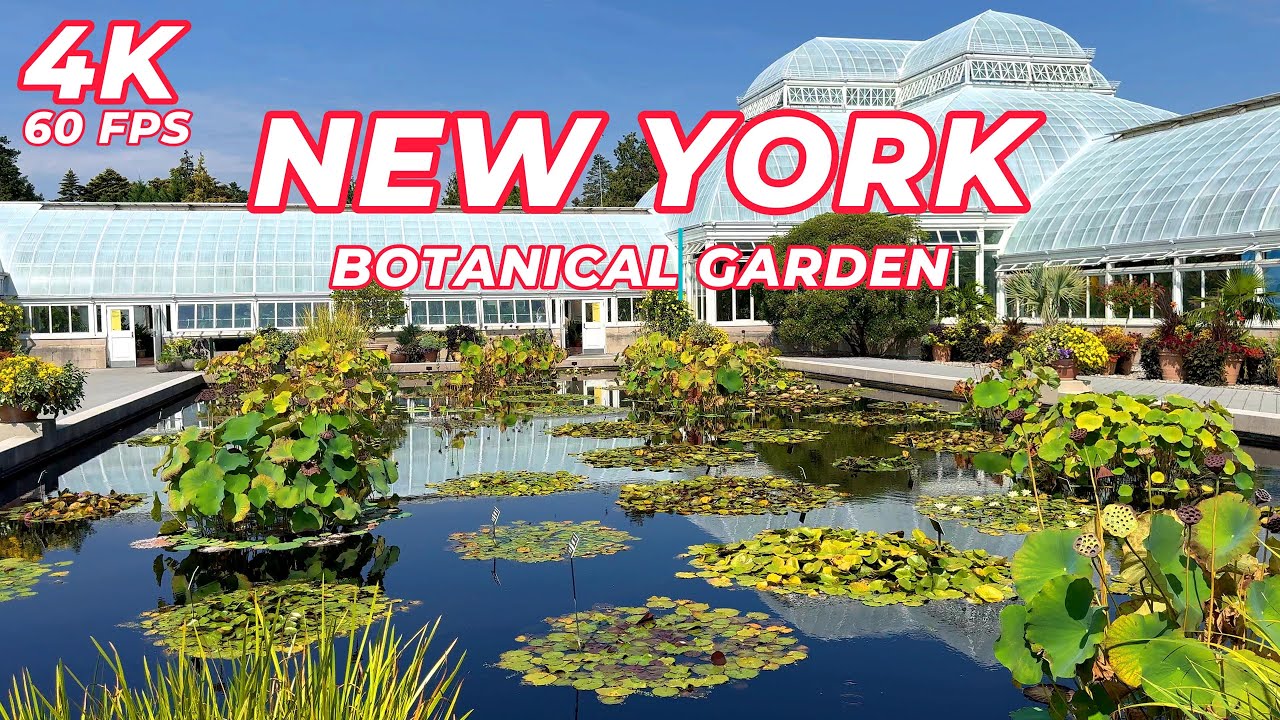 New York Botanical Garden Walk 4K