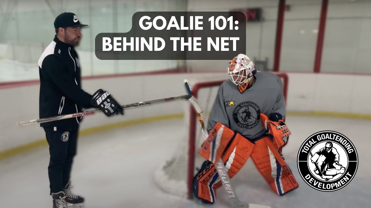 Goalie 101: How to play shooters behind the net - Tips & Tricks