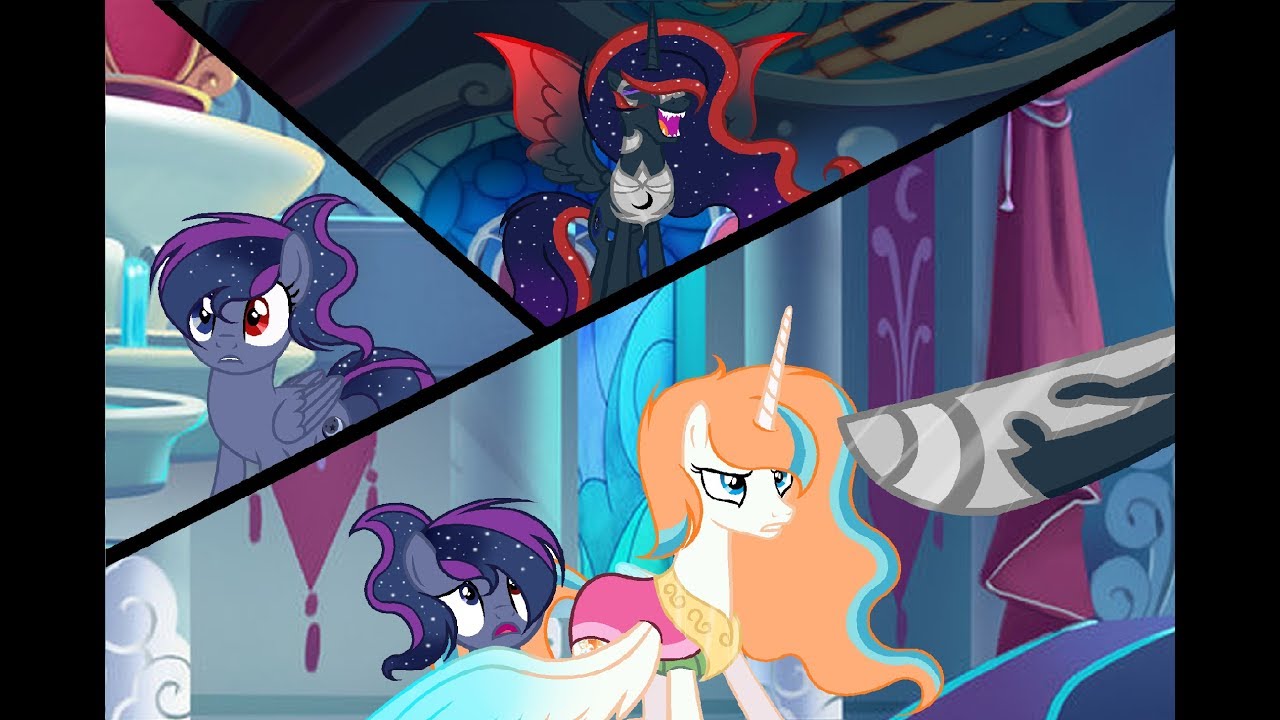 MLP [Next Gen](SpeedPaint) The Appearance Of The Nightmare Of Darkness ( Part 1 ) (Base Edit)