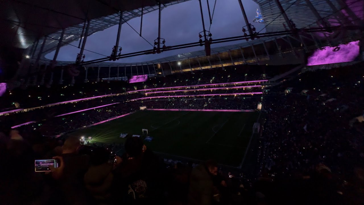 Squid games 2 themed pre match show @ Tottenham Hotspur stadium