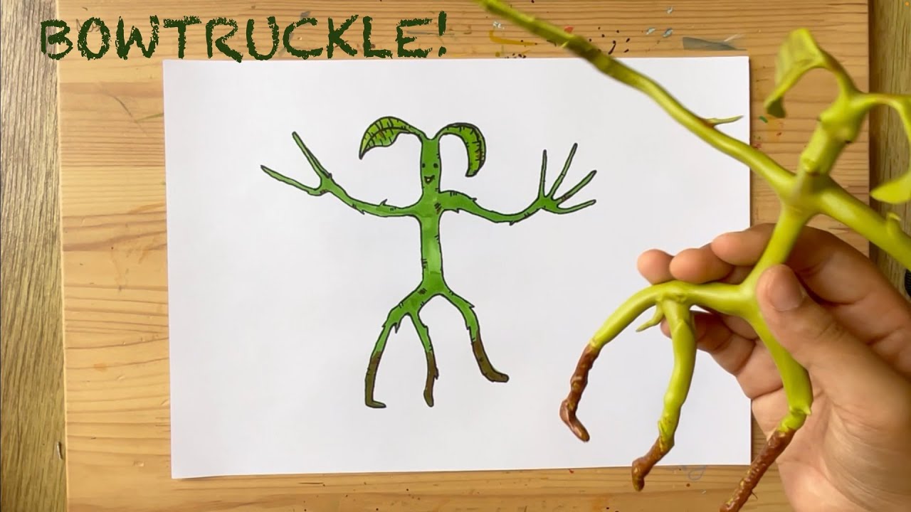 Drawing with Juni #177: How to draw Pickett | Fantastic Beasts