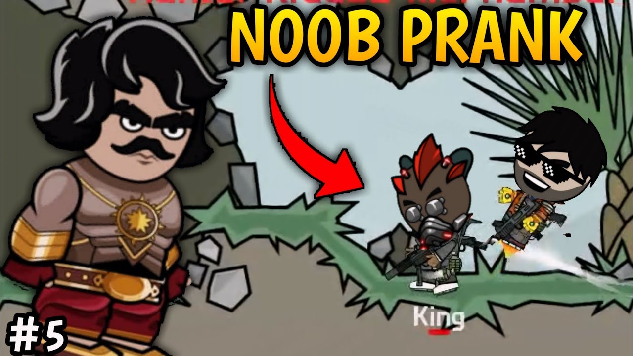 noob prank in mini militia 🤣 # 5