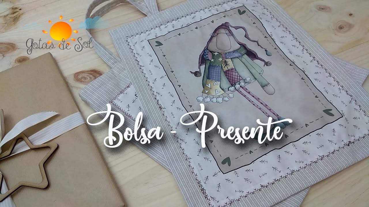 Bolsa-Prenda com o tecido El altillo de los duendes (Nevy)