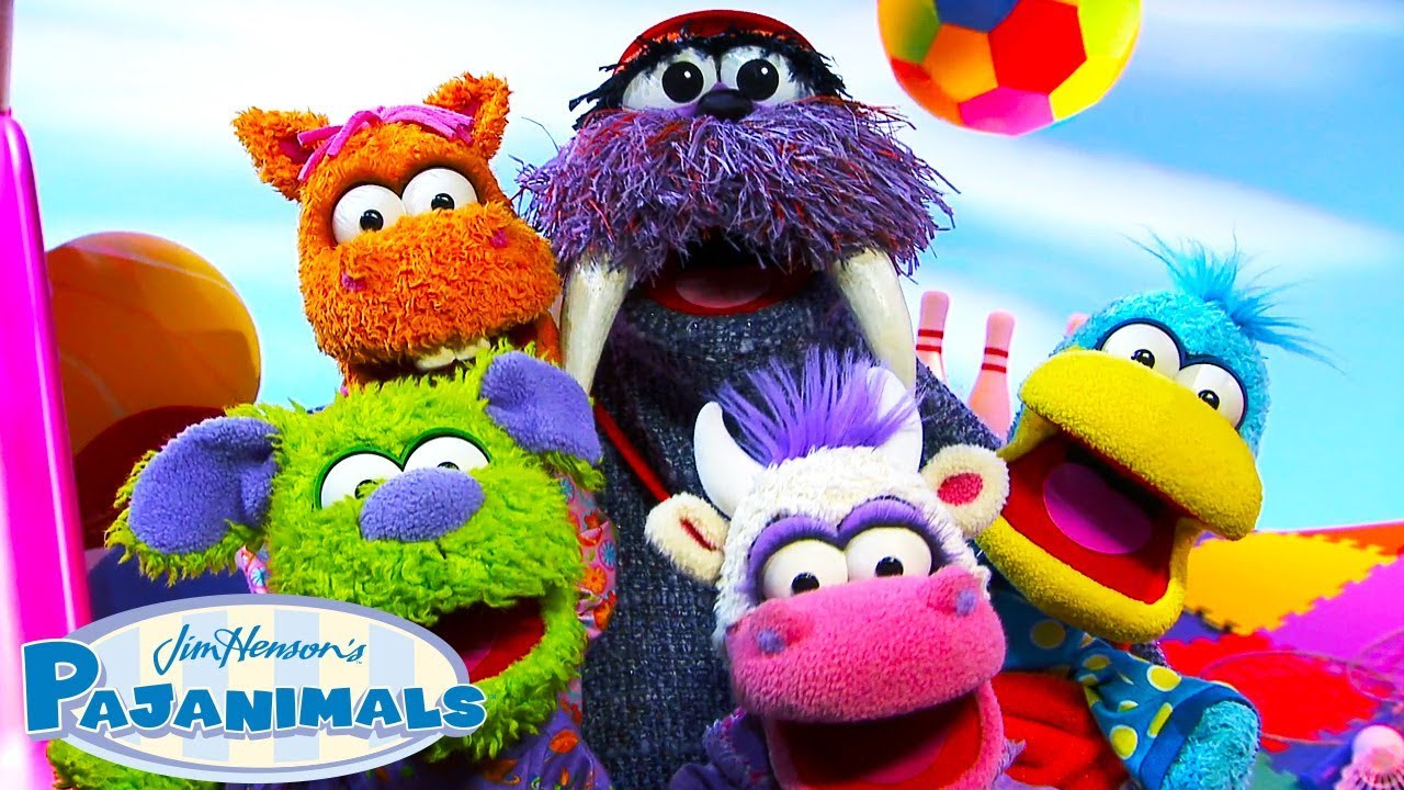 Get Moving with Coach Whistler! | 20 Minute Kids Cartoon | GAMES | Pajanimals