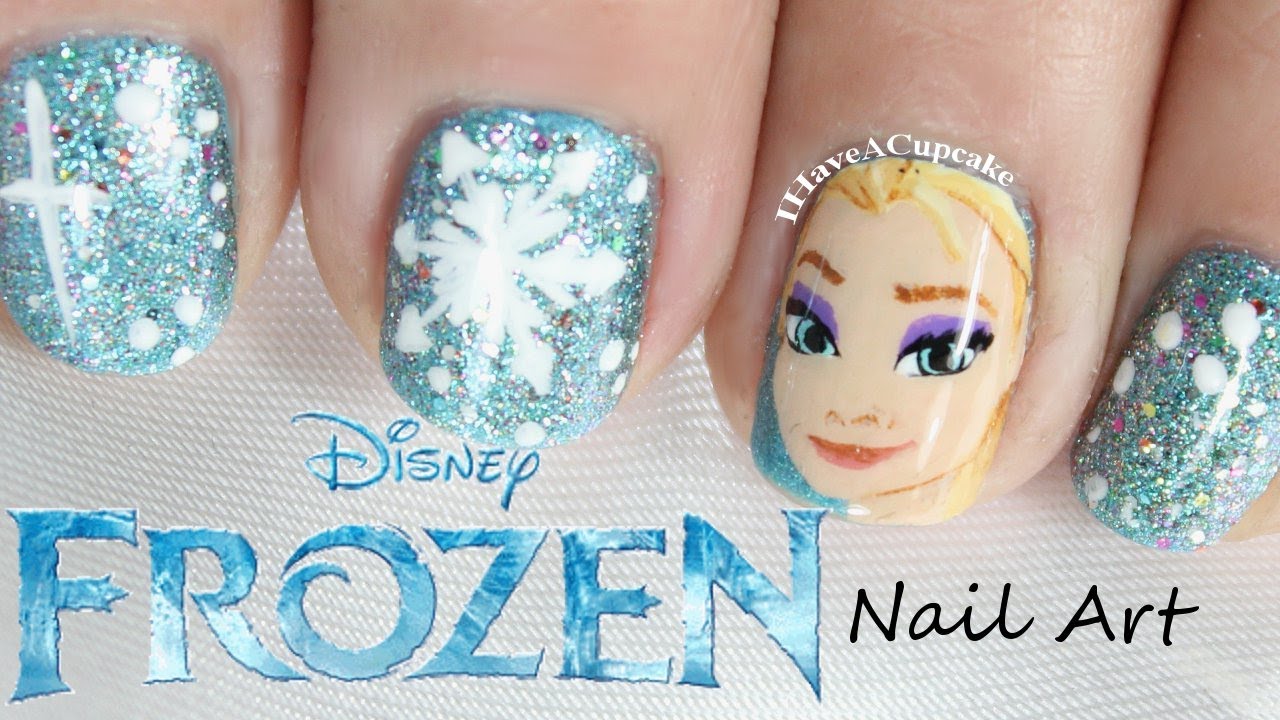 Frozen Nail Art  - Elsa