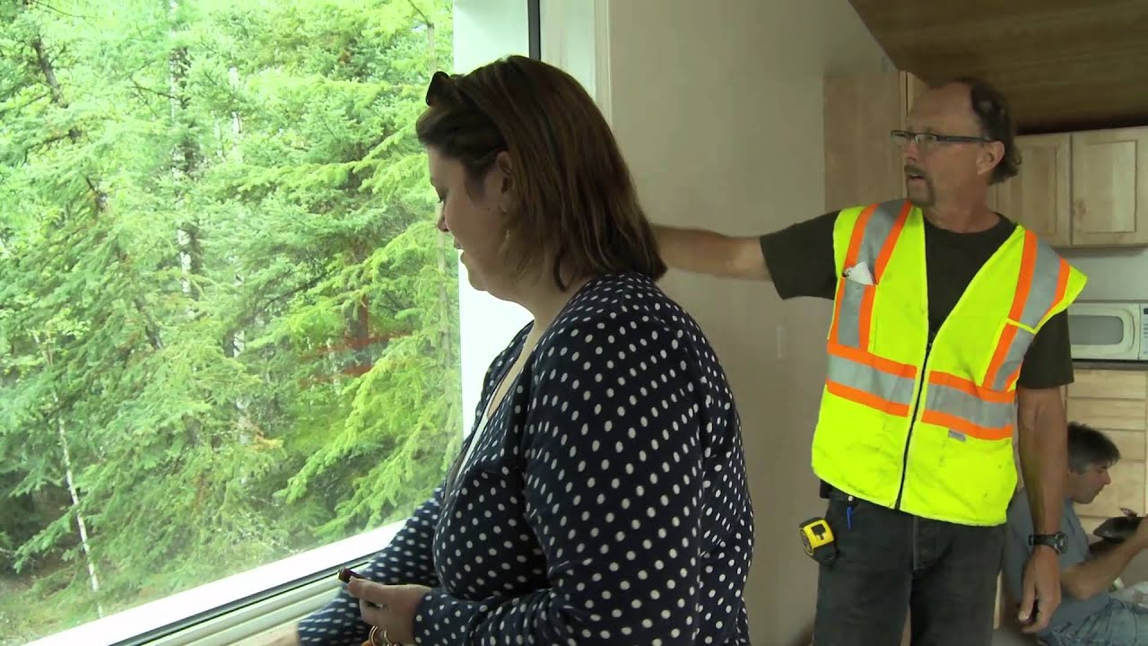 UAF Residence Life staff visit the Sustainable Village