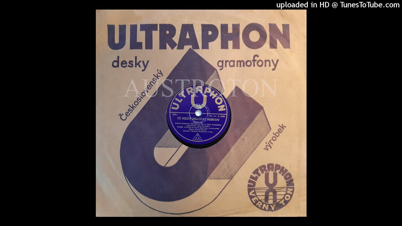 Karel Vlach, Arnost Kavka  (voc): Už nikdy milovat nebedu - Swingfox (Prag 1939)