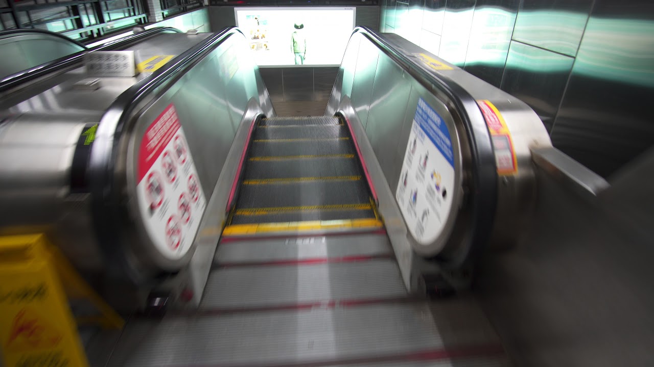 Taiwan, Taipei, MRT night ride from Shandao Temple station to Zhongxiao Xinsheng