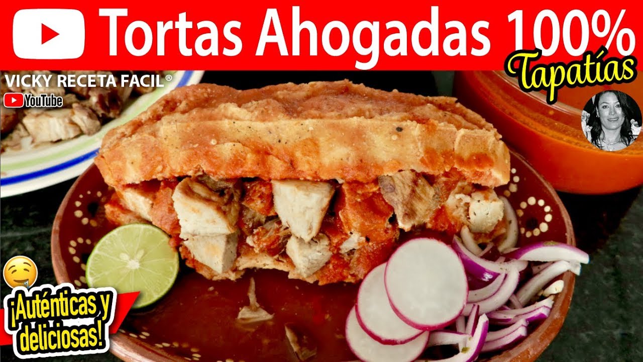 Cómo hacer las mejores TORTAS AHOGADAS | #VickyRecetaFacil
