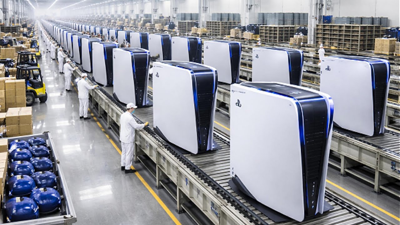 Inside a PS5 Console Factory: From PCB Assembly to Final Packaging (No-Talking ASMR)&rdquo;