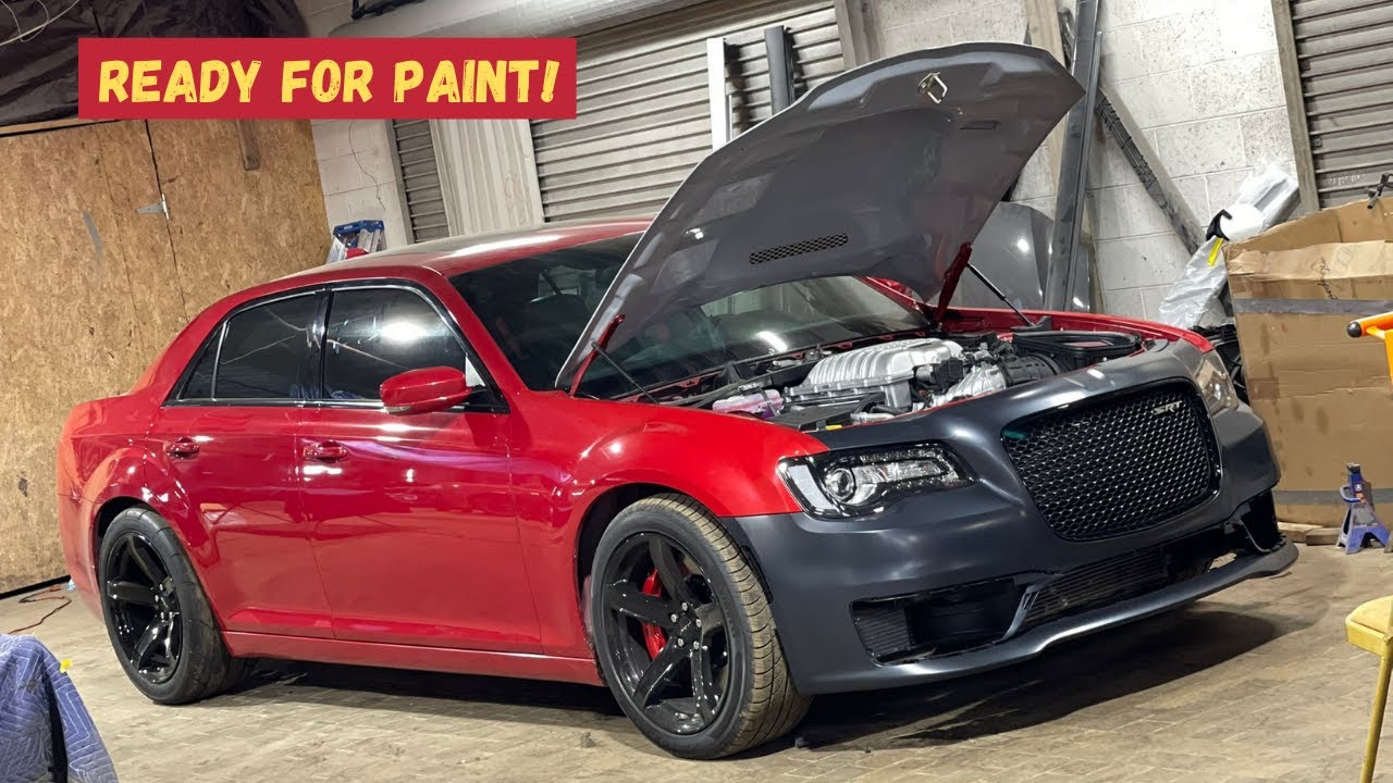 SHOOTING FLAMES WITH MY REDEYE CHRYSLER 300! 😈 + BUMPER INSTALL