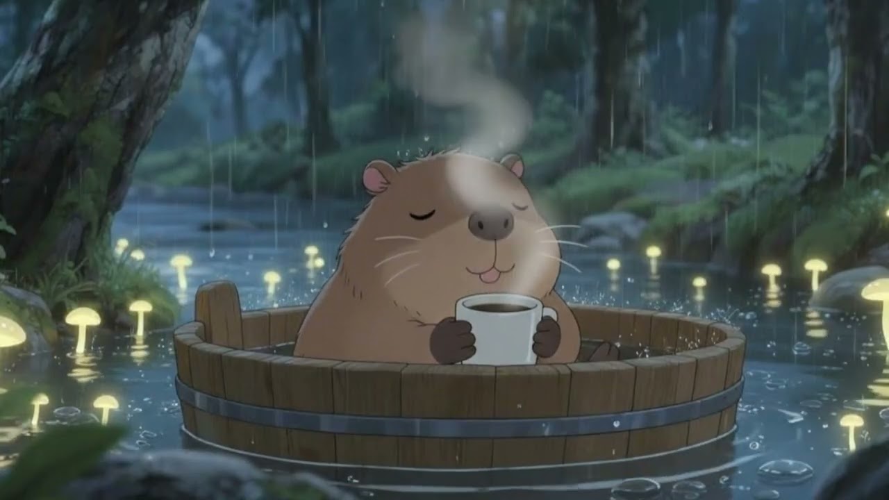 🌧️ Gentle Rain in the Forest | Calm Lo-Fi for Sleep & Study