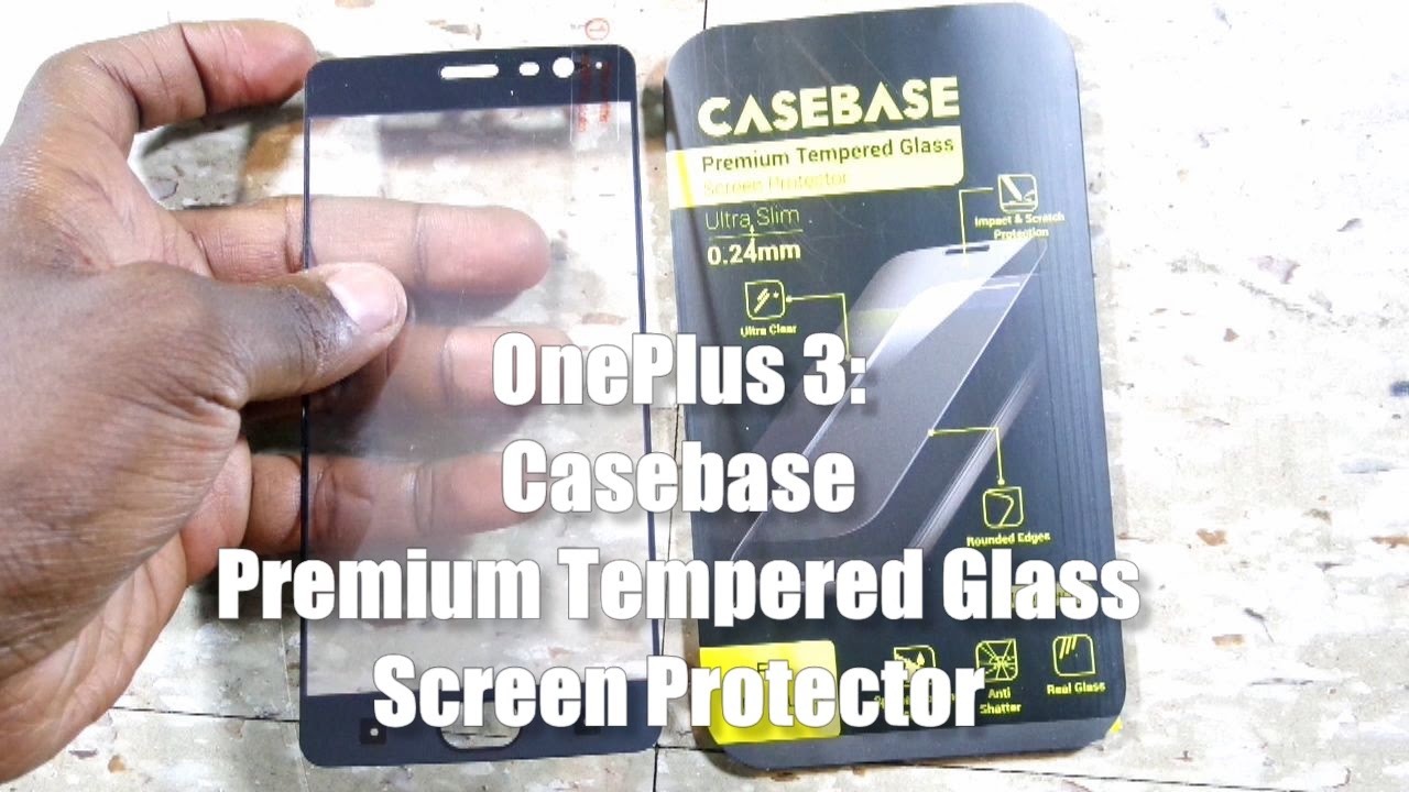 OnePlus 3: Casebase Premium Tempered Glass Screen Protector (Full Review)