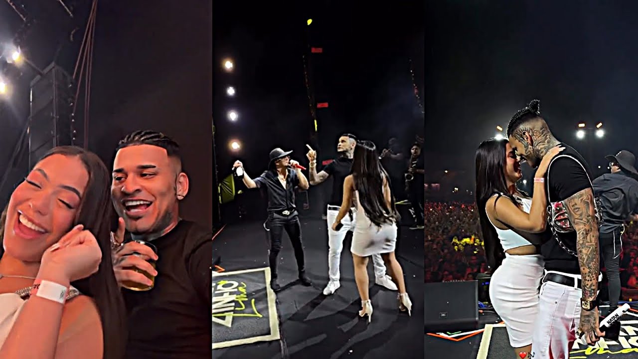 ANDERSON NEIFF E EDUARDA GUTIERREZ NO SHOW DE NATANZINHO LIMA