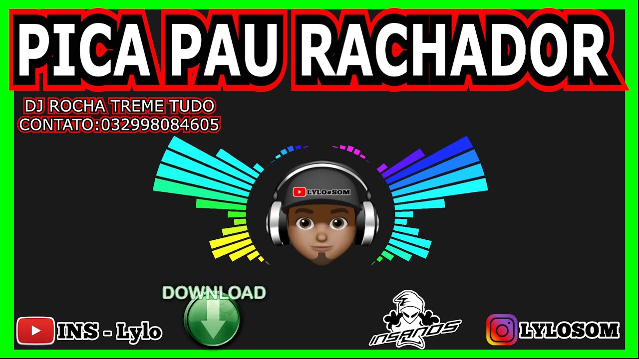 Musica para racha de som Gravao automotivo - PICA PAU RACHADOR - musica para testar som automotivo 