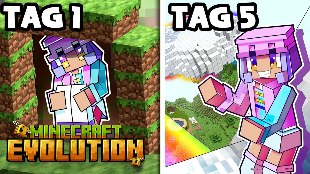 Ich war 5 TAGE bei MINECRAFT EVOLUTION und das ist passiert!