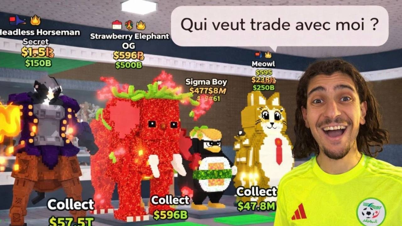 GROS TRADE AVEC VOUS SUR STEAL A BRAINROT
