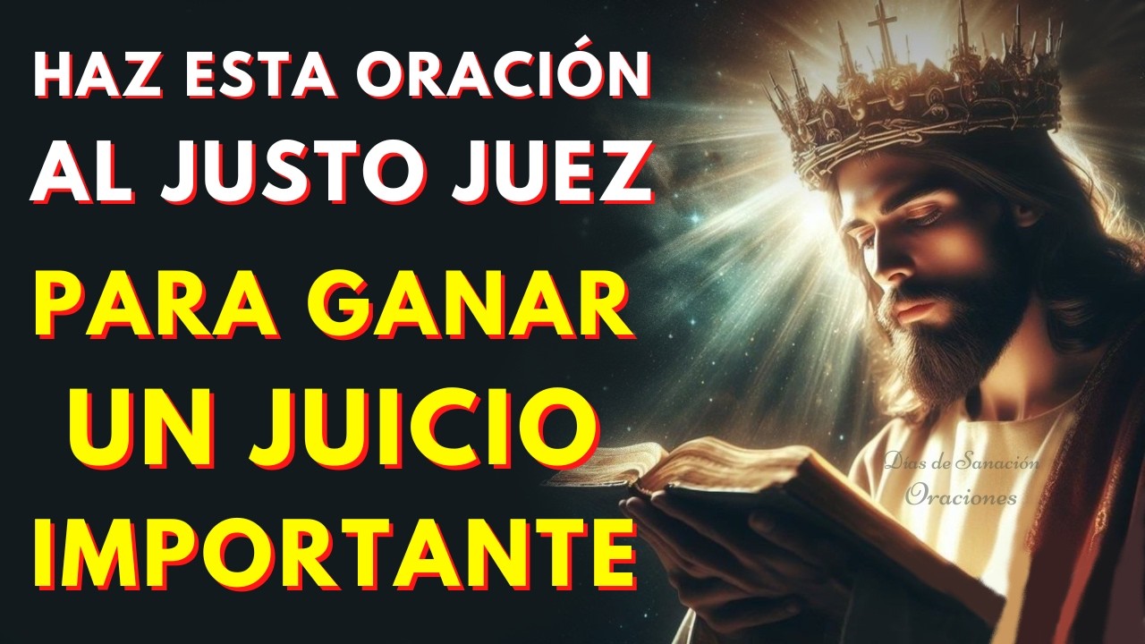 🙏Oración al JUSTO JUEZ para GANAR un JUICIO o un CASO LEGAL IMPORTANTE🙌