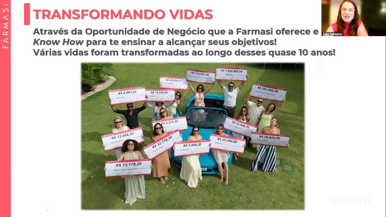 Apresentação Farmasi com Fabiana Salviano