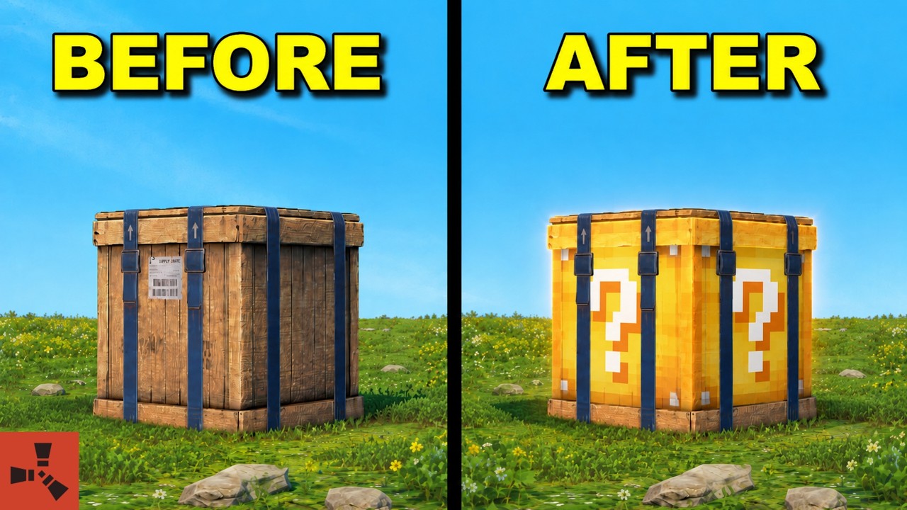 Rust but Everything is a LUCKY BLOCK!