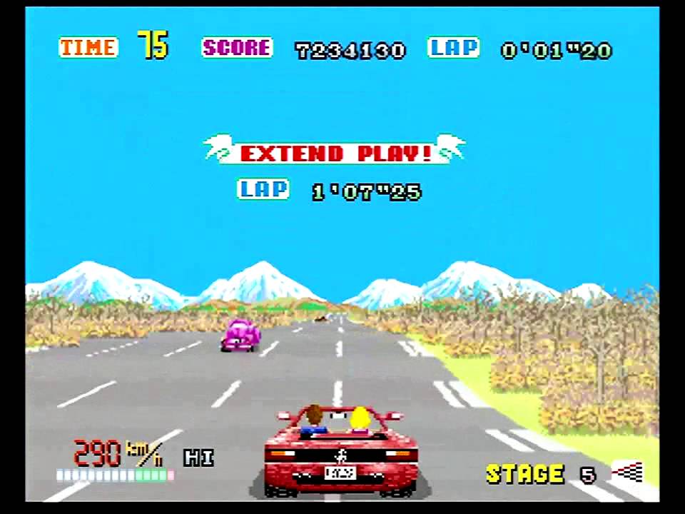 OutRun (Sega Saturn) Japan Route A