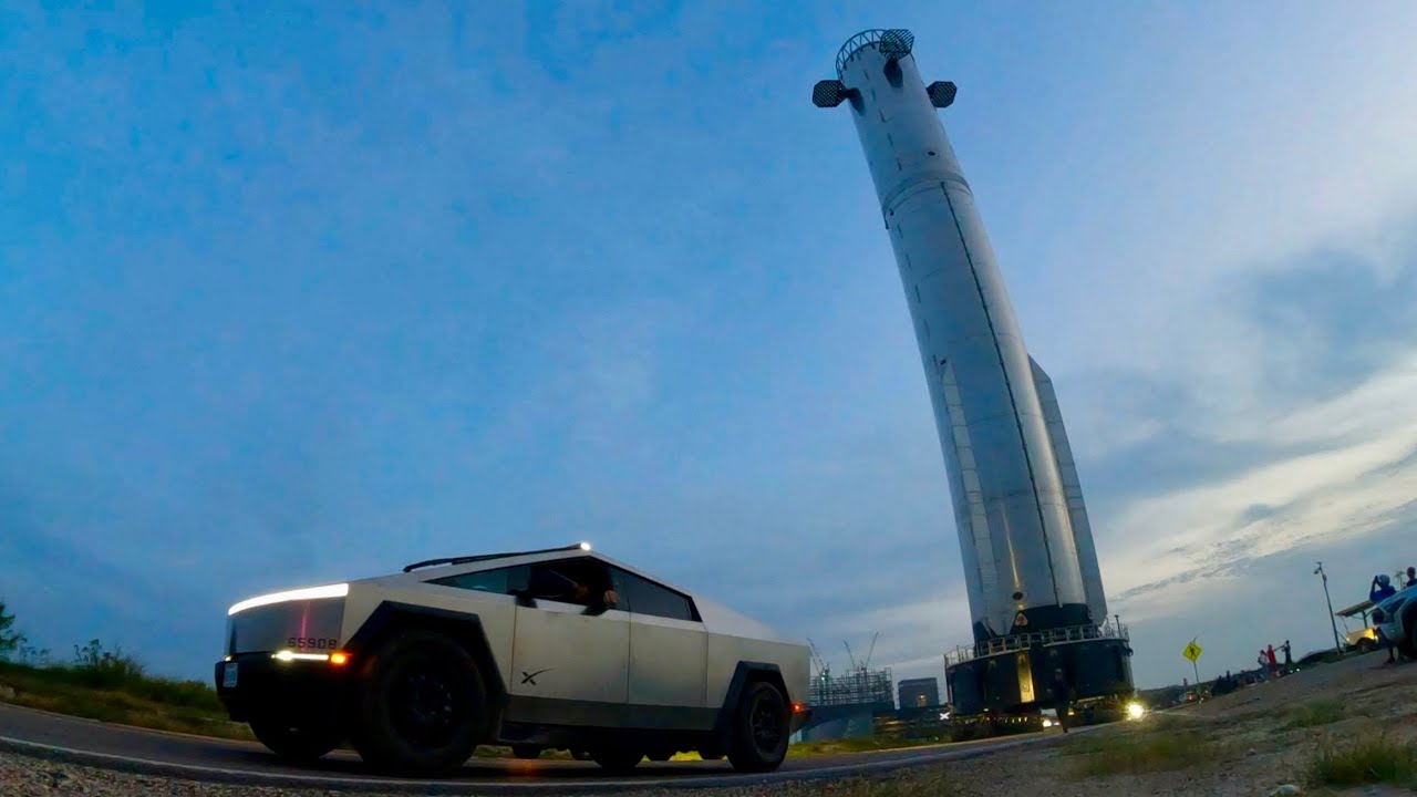 SpaceX Booster 20 - Rollout to Launch Pad