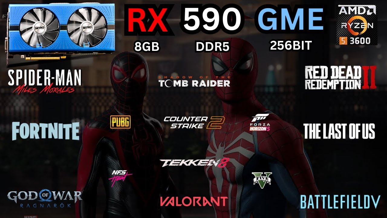 RX 590 GME 8GB Showdown Against RYZEN 5 3600 For BEST Performance in 2025