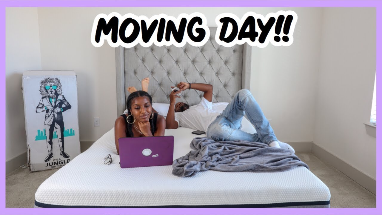 MOVE IN DAY + WE GOT OUR NEW BED!!