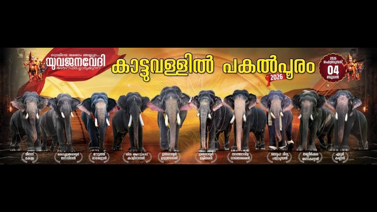 Kattuvallil Pakal Pooram 2026