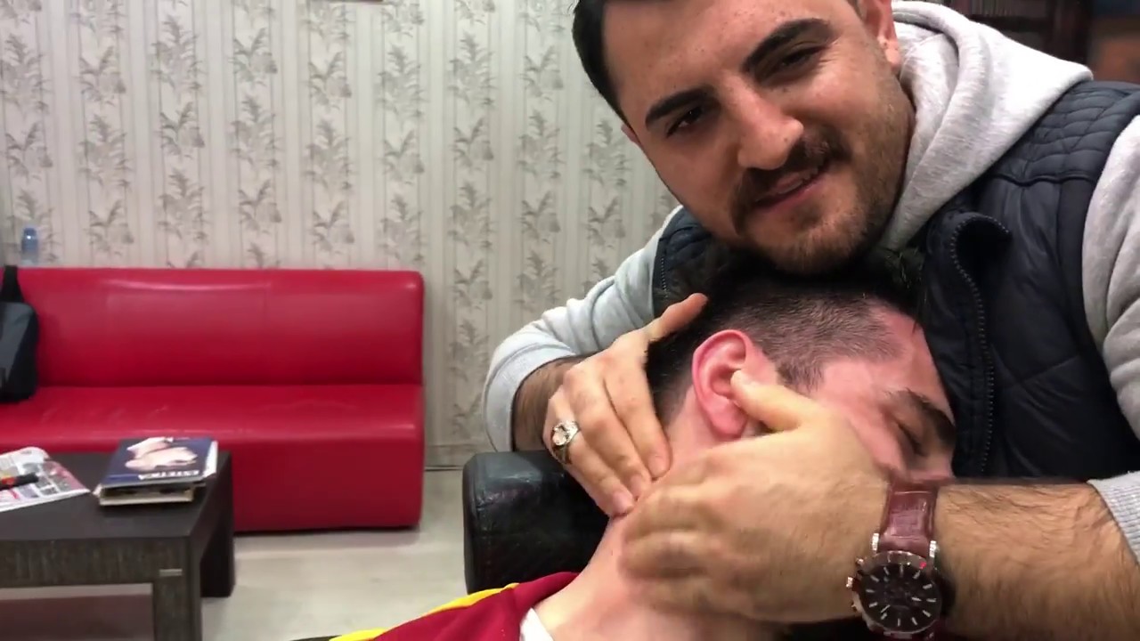 ASMR massage,By BİG BEAR 😉5,000 Subscribers specific video(head,back,neck,face)Massage