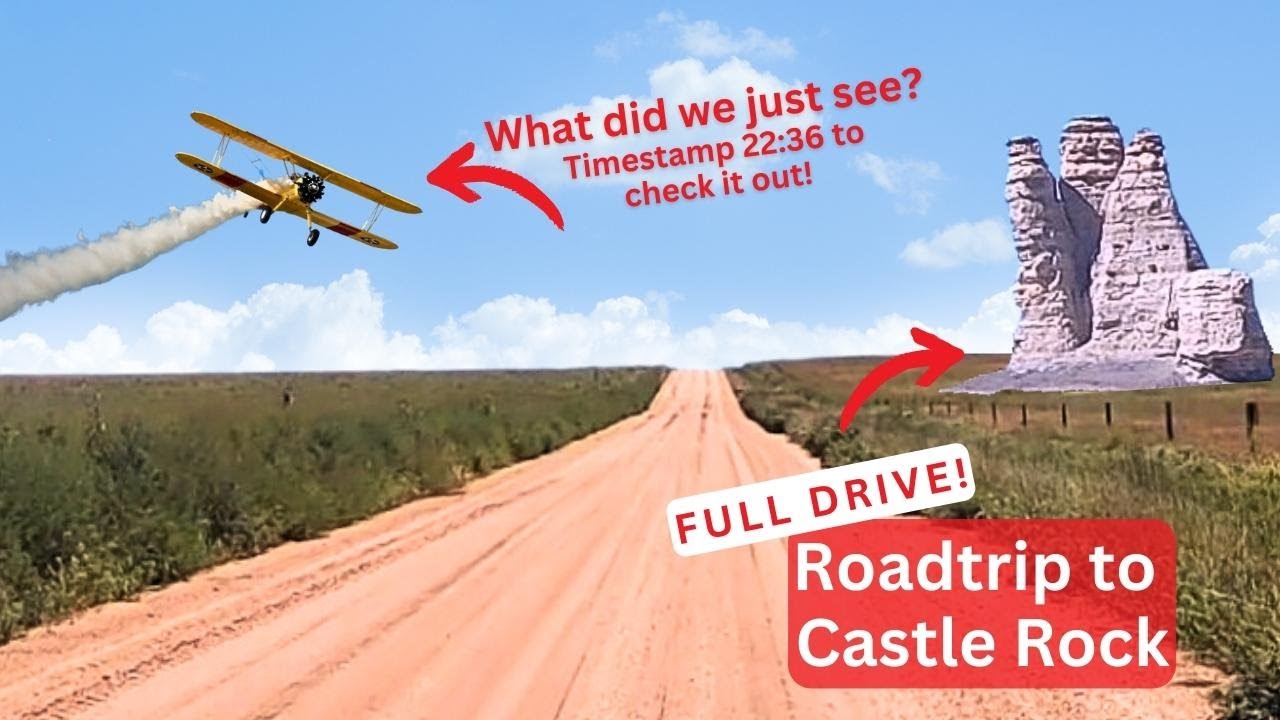 Off the Beaten Path Castle Rock via Kansas Dirt Roads! 🚗
