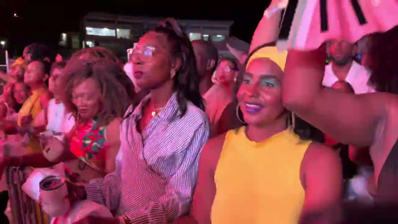 Kassav performing at the Dominica world creole music festival 