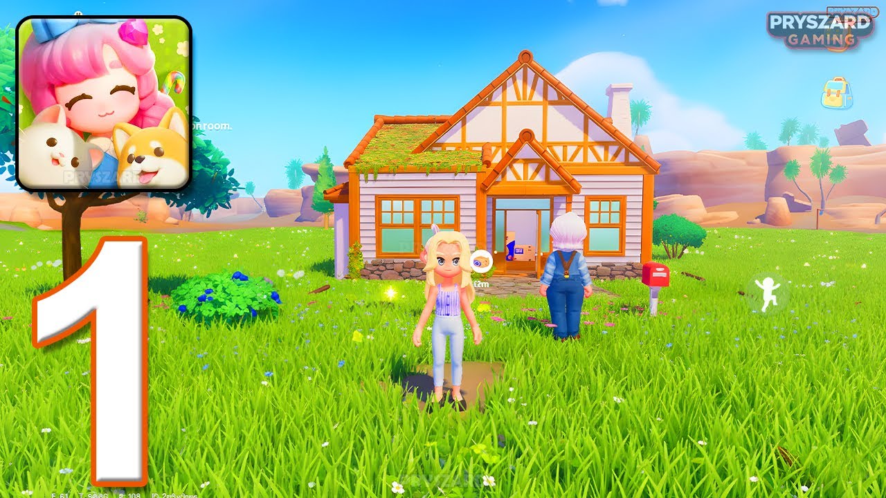 Heartopia - Gameplay Walkthrough Part 1 - Tutorial Building Your First Home (iOS, Android)