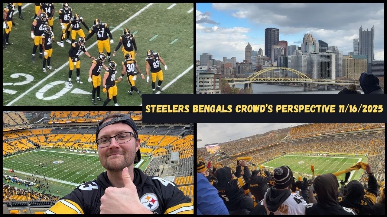 Steelers Win 34-12 Over Bengals!!! Electrifying Crowd In Pittsburgh 🖤💛